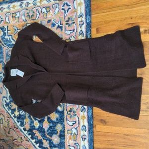 New Abercrombie cardigan sweater with collar long line duster